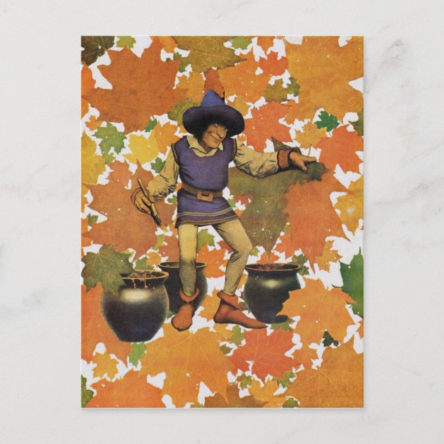 Jack Frost Postkarte (Vorderseite)