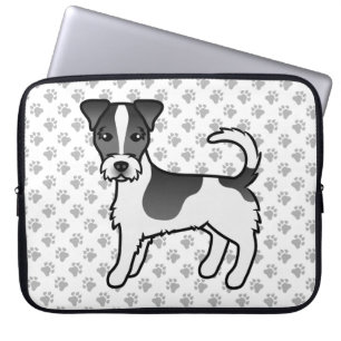 Jack für Schwarz und Weiß Laptopschutzhülle
