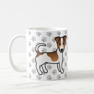 Jack für weiße und glatte Tee Russell Terrier Dog Kaffeetasse