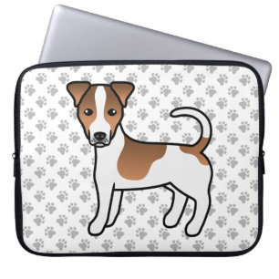 Jack für weiße und glatte Tee Russell Terrier Dog Laptopschutzhülle