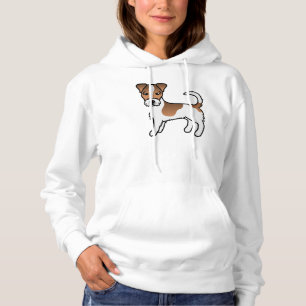 Jack für Weißes und Tan Rough Coat Russell Terrier Hoodie