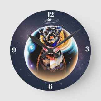 Jack Galaxy Wall Clock Runde Wanduhr