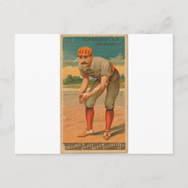 Jack Glasscock, Indianapolis  Postkarte (Vorderseite)