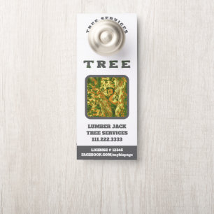 *~* Jack in der Tree Services Tür des TREE QR Türanhänger