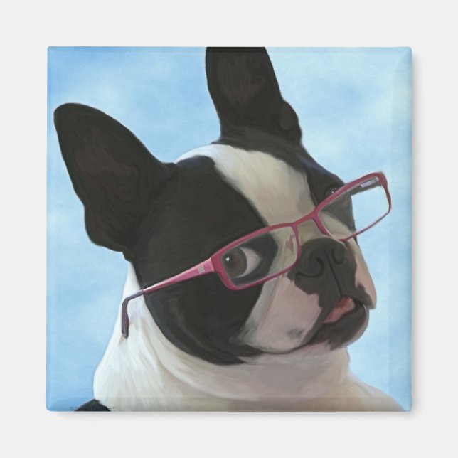 Jack in Gläsern Magnet (Vorne)