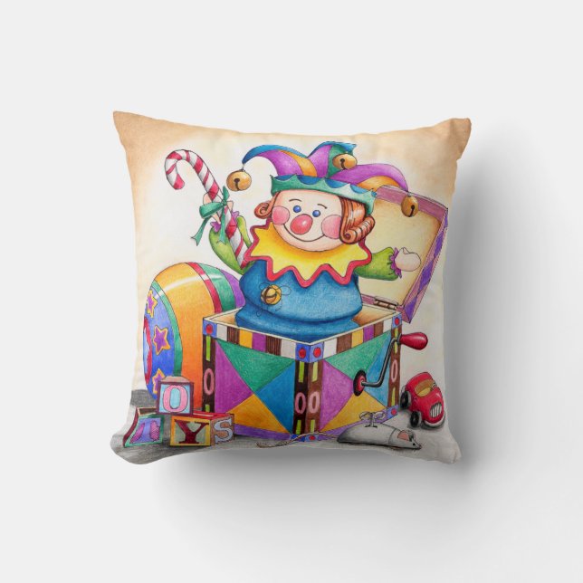 Jack in the Box - Kissen (Vorderseite)