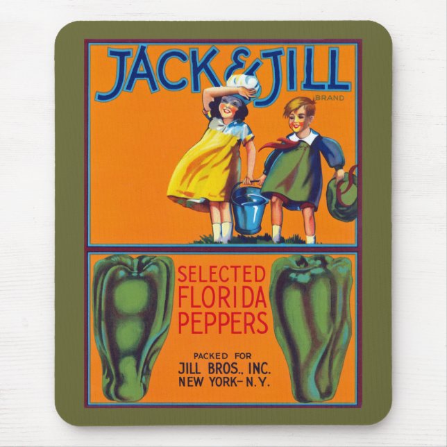 Jack & Jill Florida Paprika Mousepad (Vorne)