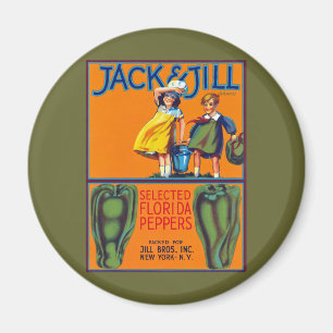 Jack & Jill Florida Paprikaschoten Magnet