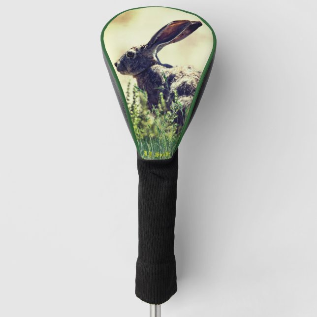 Jack-Kaninchen Golf Headcover (Vorderseite)