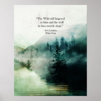 Jack London Quote Art Print Poster
