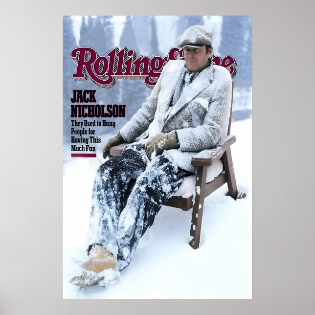 Jack Nicholson 1981 Rolling Stone Magazine Cover Poster (Vorne)