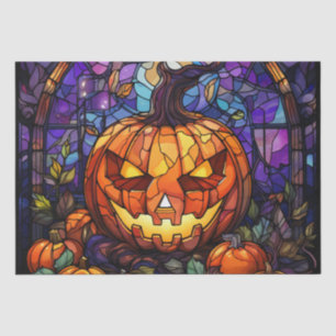 Jack-o'-Lantern aus Hartglas: Geräumige Eleganz Seidenpapier