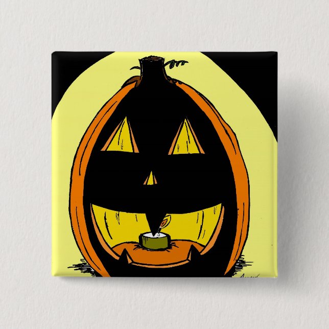 Jack o' Lantern Button (Vorderseite)