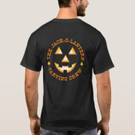 Jack-O-Lantern Carving Crew Halloween T - Shirt