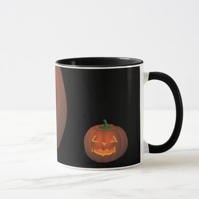 Jack-o-lantern Cup Halloween Pumpkin Mugs / Cups Tasse (Rechts)
