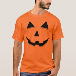 Jack-O-Lantern-Face Orange Halloween-Kostüm T-Shirt