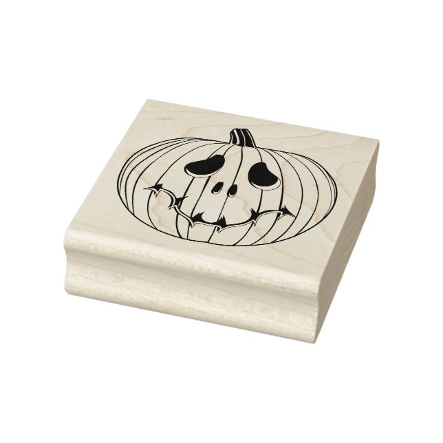 Jack-O-Lantern Gummistempel (Stempel)