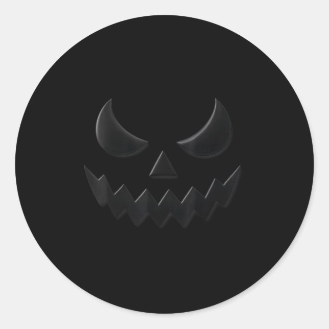 Jack O Lantern Halloween Costume – Soky Y Pumpkin  Runder Aufkleber (Vorderseite)