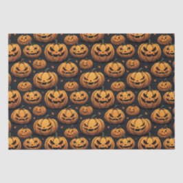 Jack-o’-Lantern Halloween-Design Seidenpapier