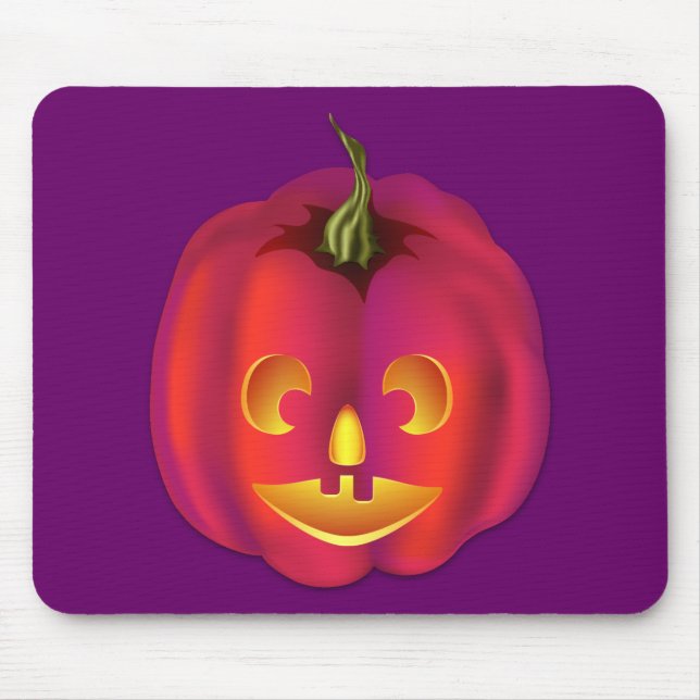 Jack-O-Lantern Halloween Mousepad (Vorne)