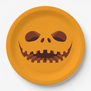 Jack o' Lantern Halloween-Party Pappteller