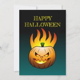 Jack-o-lantern Halloween Pumpkin Einladung