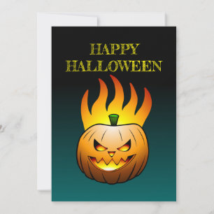 Jack-o-lantern Halloween Pumpkin Einladung