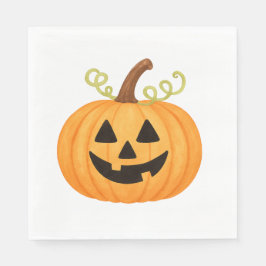 Jack-o’-Lantern Halloween Serviette