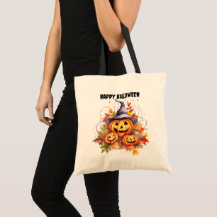 Jack o' Lantern Hexenhut Halloween Trick oder Tret Tragetasche