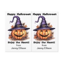 Jack o' Lantern Hexenschule Party Halloween Card