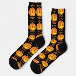 Jack-O-Lantern Keine Tricks, nur leckere Süßigkeit Socken
