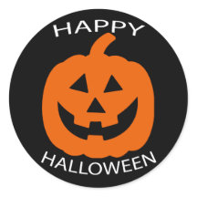 Jack-O-Lantern Kurven Text glücklich Halloween auf