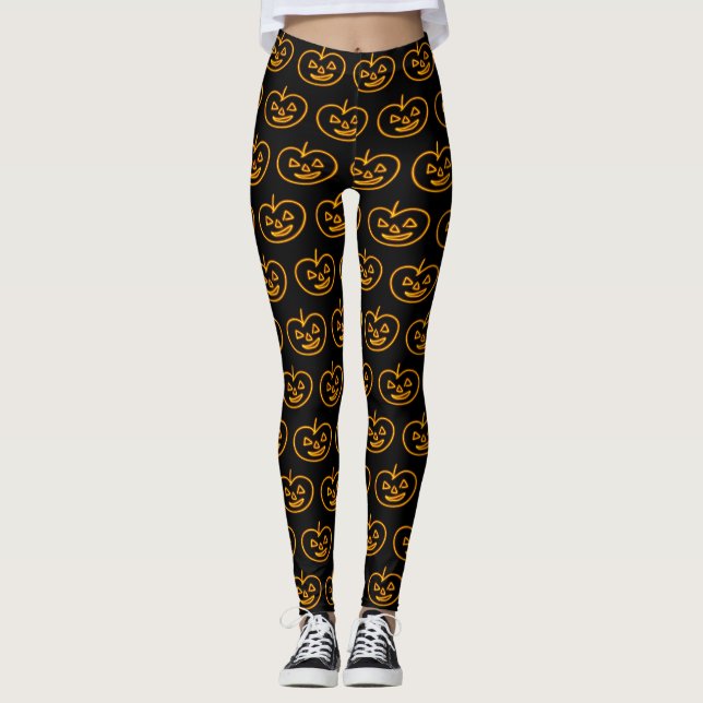 Jack o' Lantern Leggings (Vorderseite)
