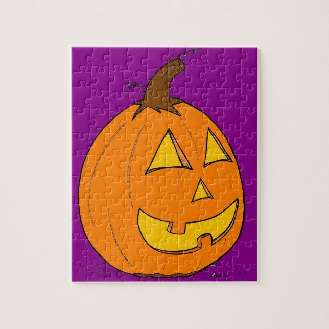 Jack o' Lantern Lila Puzzle (Vertikal)