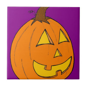 Jack o' Lantern Lila Tile Fliese