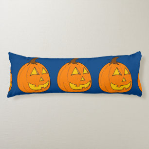 Jack o' Lantern Lila und blau Kissen