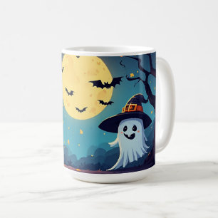 Jack O Lantern Nacht Mit Geist 🎃 Kaffeetasse