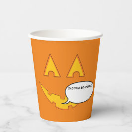 Jack-O-Lantern Pappbecher