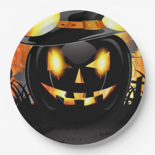 Jack-o-Lantern Pappteller
