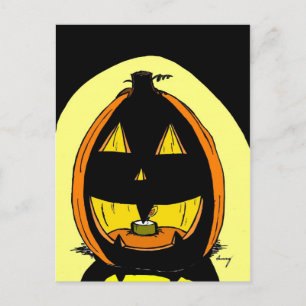 Jack o' Lantern Postkarte
