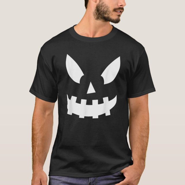 Jack O Lantern Pumpkin Face  T-Shirt (Vorderseite)