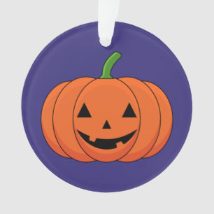 Jack-O'-Lantern Pumpkin Halloween Ornament