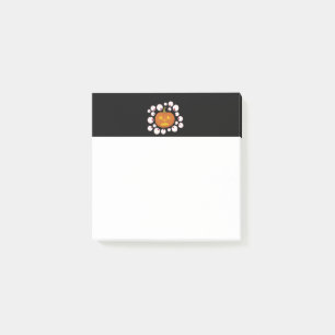 Jack-o-Lantern Pumpkin und Eyeballs im Dunkeln Post-it Klebezettel