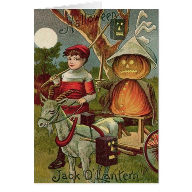 Jack O' Lantern Pumpkin Ziege Vollmond (Vorne)