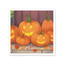 Jack-O-Lantern Pumpkins Halloween-Party