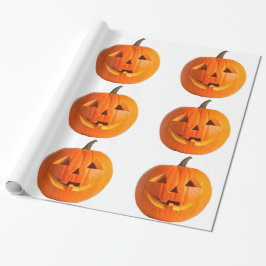 Jack-O-Lantern-Schleifpapier Geschenkpapier