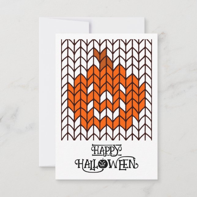JACK-O-LANTERN STRICK 3x5 Flachbildschirm Karte (Vorderseite)