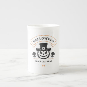 Jack-o'-Lantern Trick oder Leckereien Spezielle Ta Prozellantasse