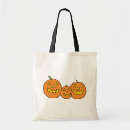 Jack-o'-Lantern-Trio-Beutel Tragetasche