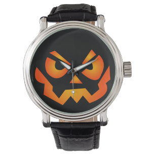 Jack-o-Lantern-Uhr Armbanduhr